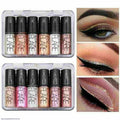 Glitter Eyeliner Set 6 Colors Smudge Proof Long Lasting