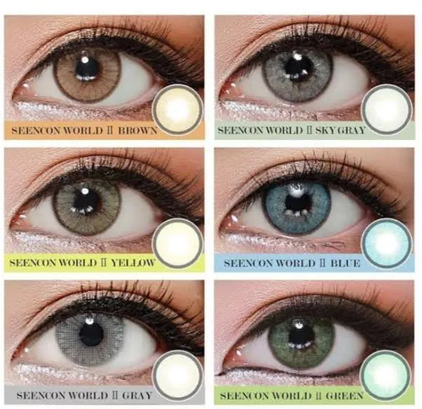Sweat Proof Eye Lenses 6 Shades