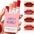 Matte Lipstick Set 4 Shades Long Lasting Smudge Proof