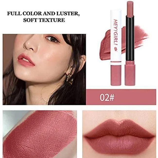 Matte Lipstick Set 4 Shades Long Lasting Smudge Proof