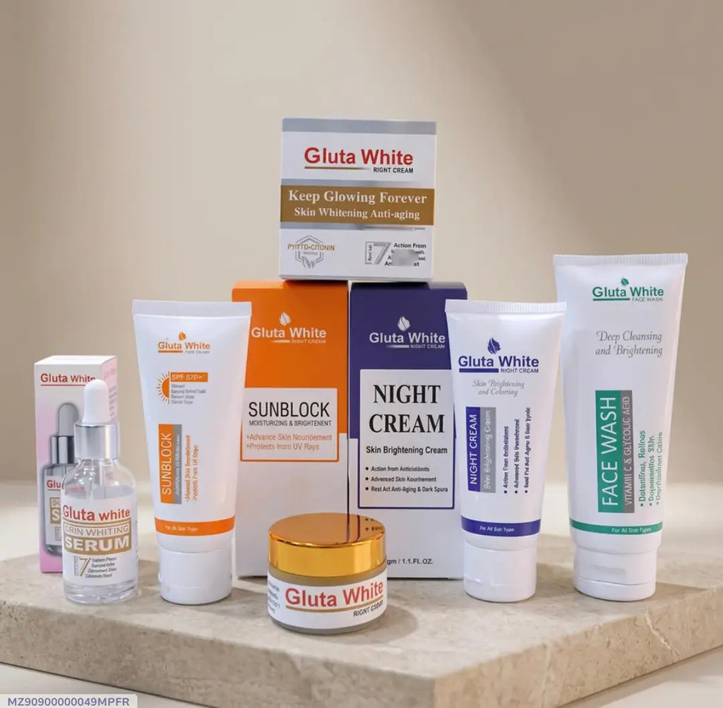 Gluta White 5 in 1 Skincare Bundle