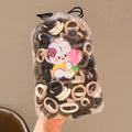 Children's Rubber Hair Bands for Girls High Pony Tails
